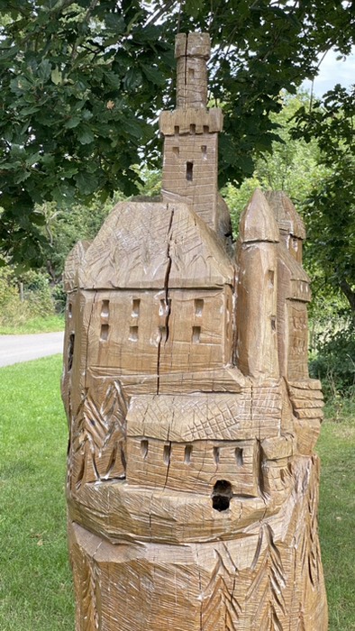 Holznachbildung der Marksburg