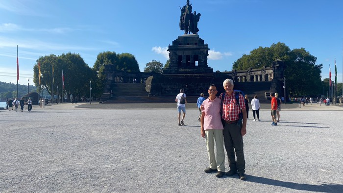 Am Deutschen Eck ist ein Selfi pflicht