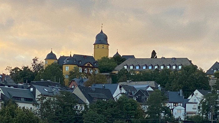 Am Ziel: Schloss Montabaur 