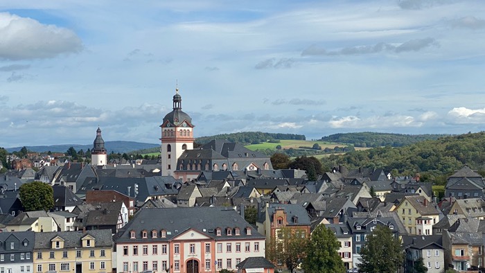 Blick über die Altstadt von Weilburg 