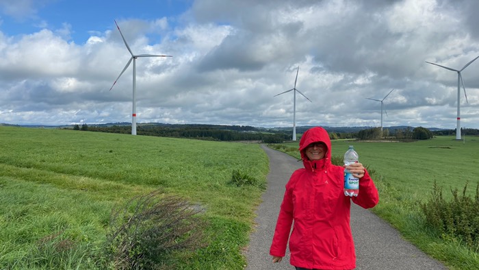 Bei der Kälte würde man am liebsten nicht trinken 
