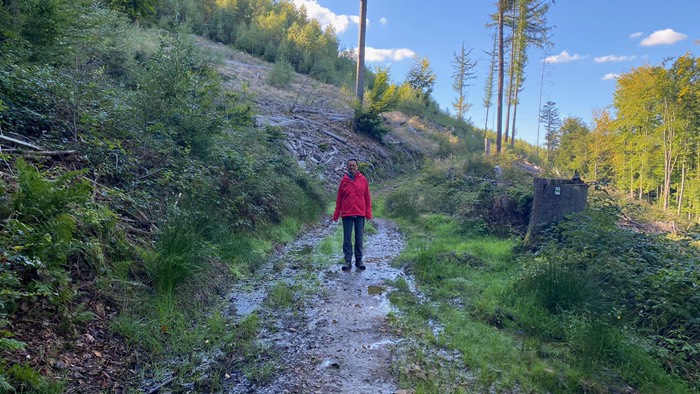 Dreckige, schlammige Wege