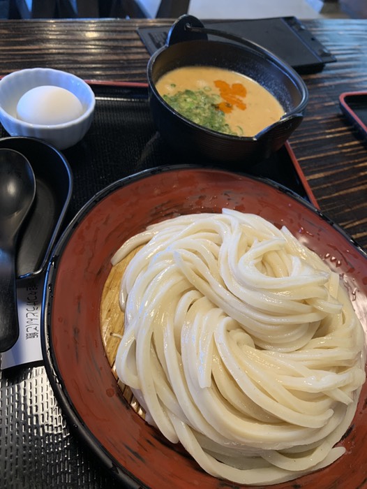 坦々つけうどん