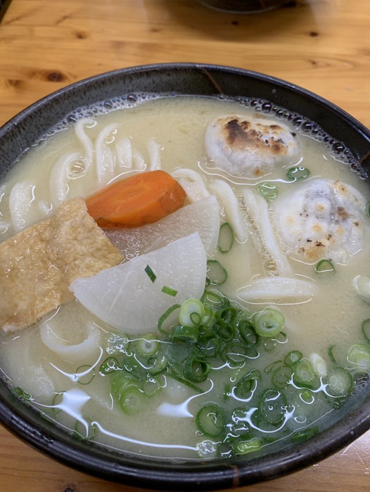 白みそアン餅雑煮うどん