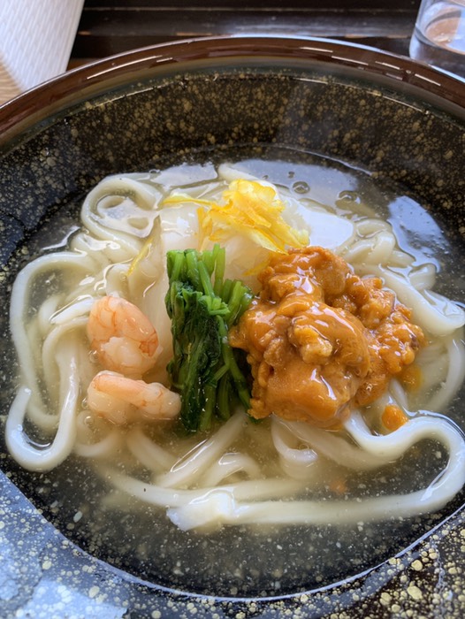 あんかけ雲丹うどん