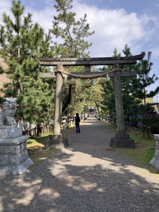 鶴峰八幡宮二之鳥居