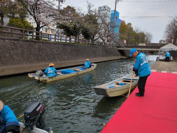 大垣水門川舟下り