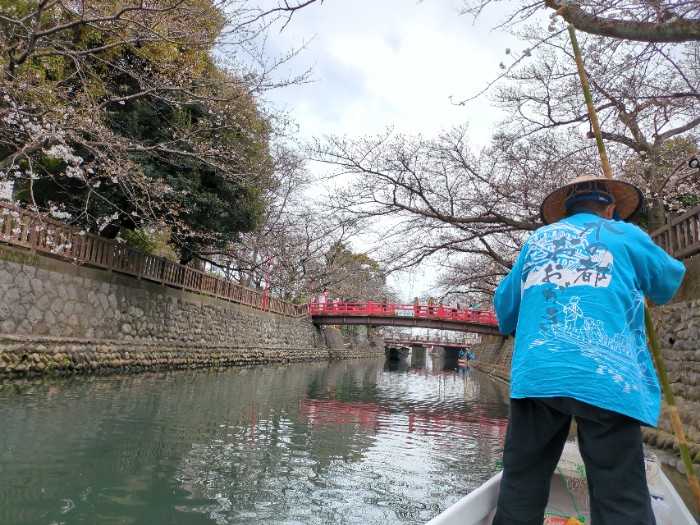 大垣水門川舟下り