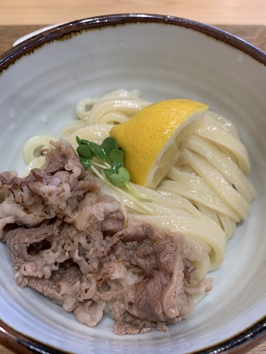 肉わさびしょうゆうどん