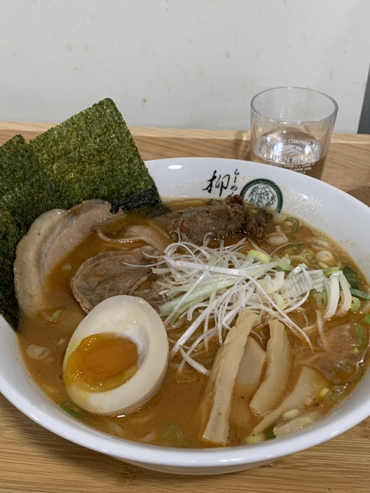 海老香る旨辛味噌鶏白湯