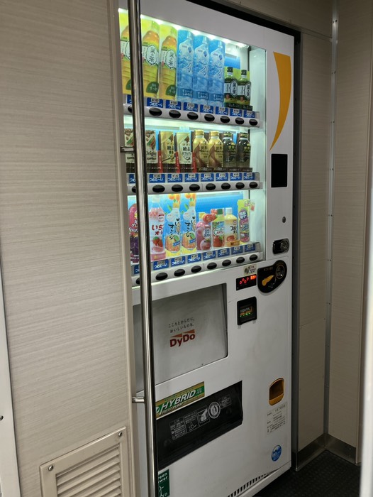 車内に自販機あり！