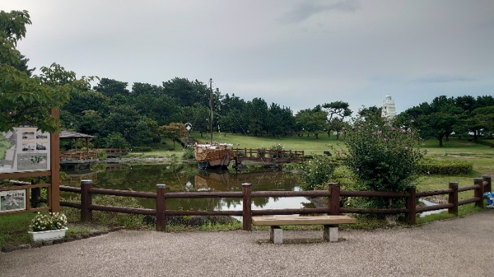 日和山公園の朝