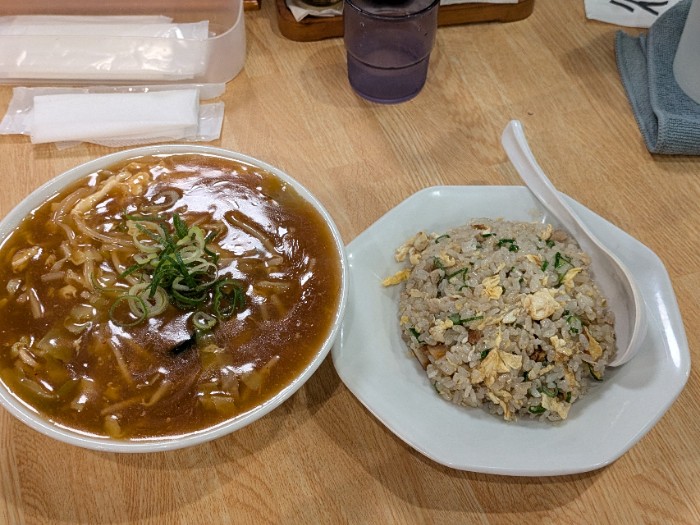 味噌チャンポンとチャーハン