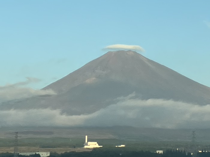 富士山帽子被ってました😳