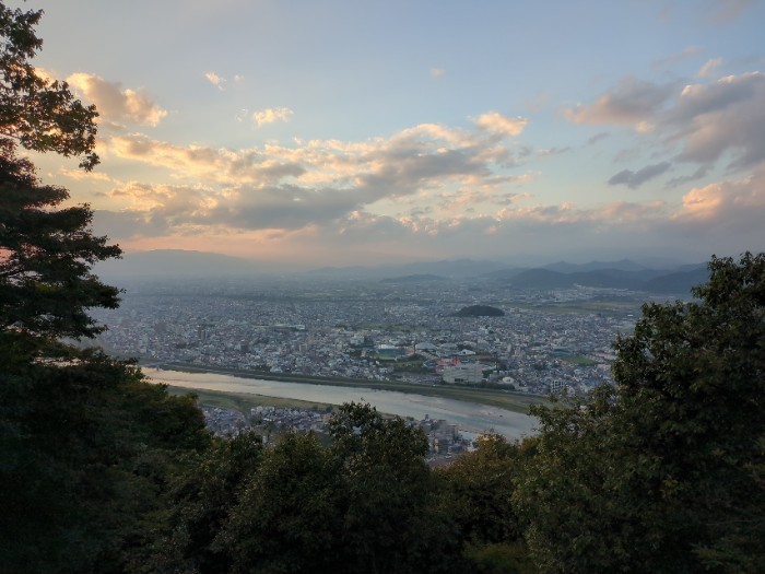 展望台より 岐阜市