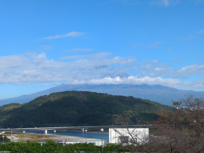 富士川SAより富士山