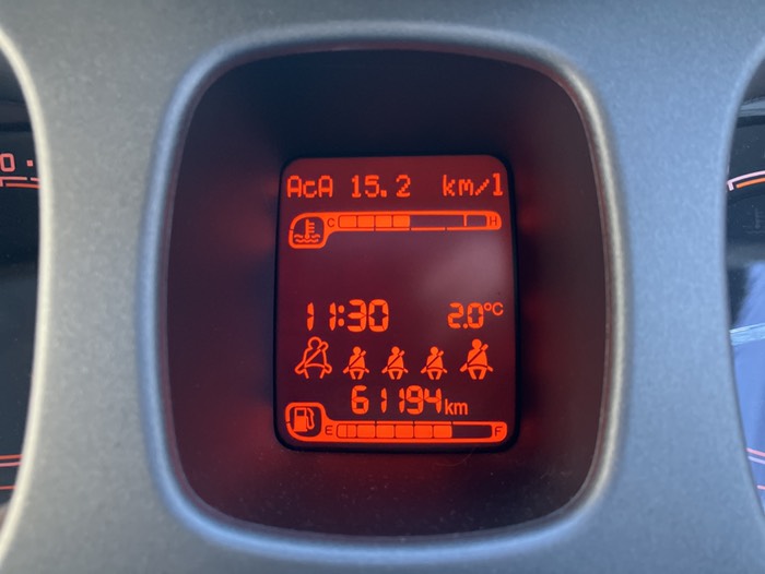 外気温2℃