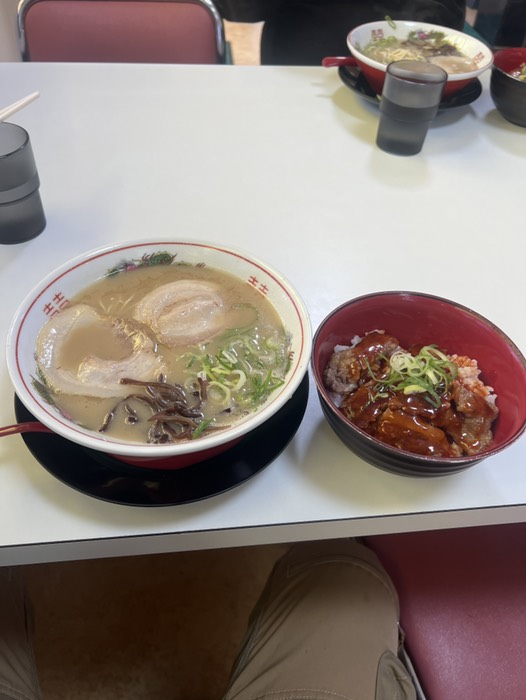 牛カルビ丼セット