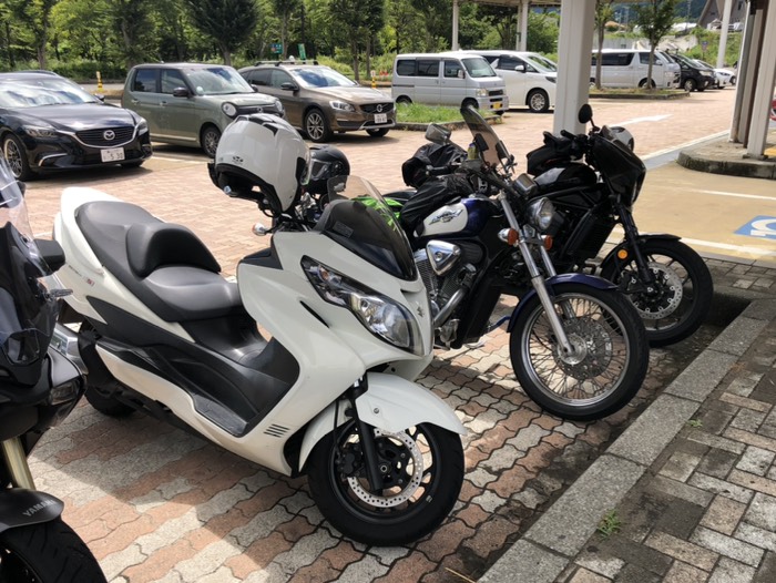 城端SAにて
