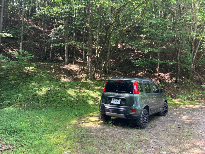 ちょっと広いところあったので