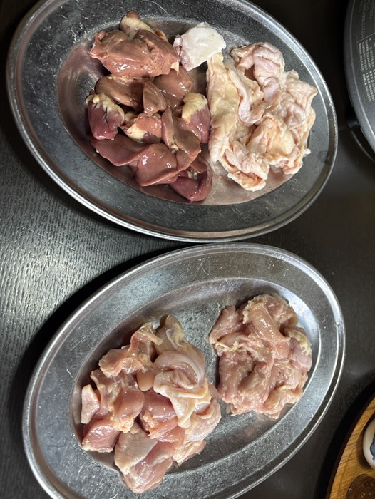 レバー若鳥鶏皮