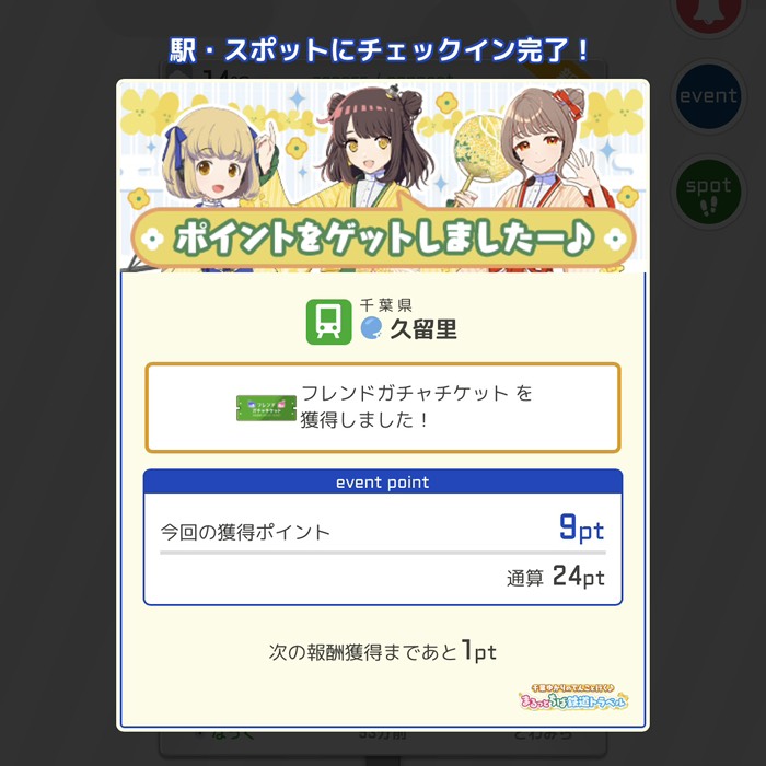 久留里にチェックイン！