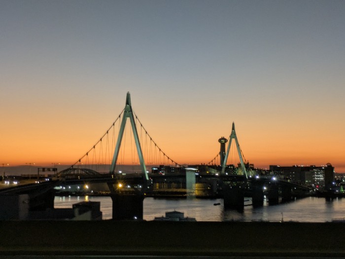 大阪夕景