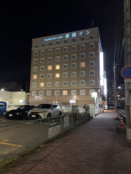 今日はここで寝ます