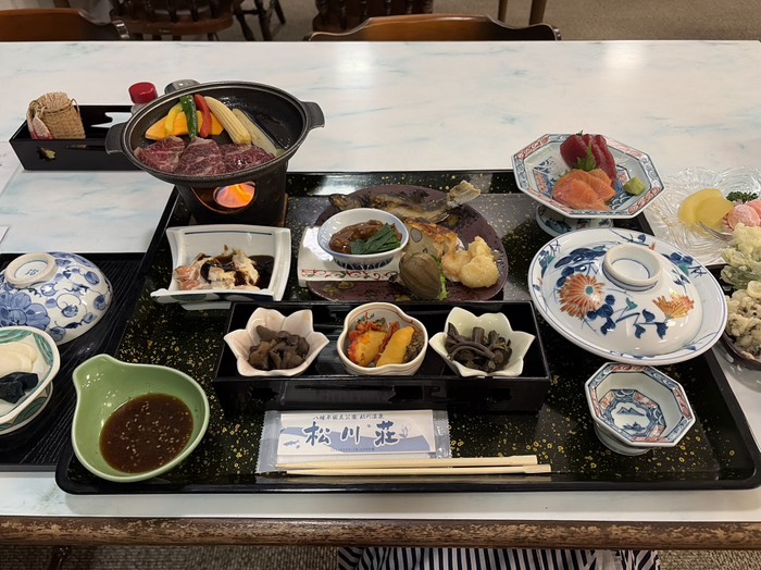 夕食…食べきれませんでした