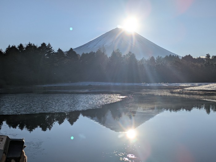 ダブルダイヤモンド富士