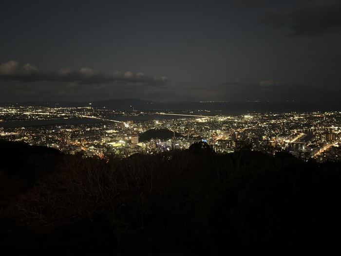 眉山の夜景