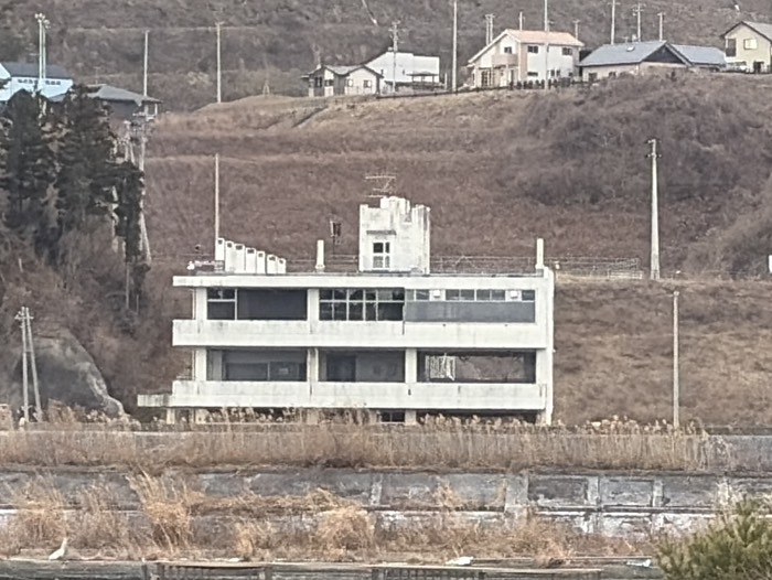 震災遺構 気仙中学校