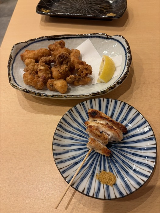 ヤゲン軟骨とタコの唐揚げ