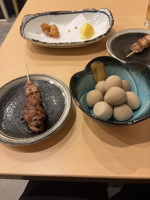 ハラミとうずらの味玉