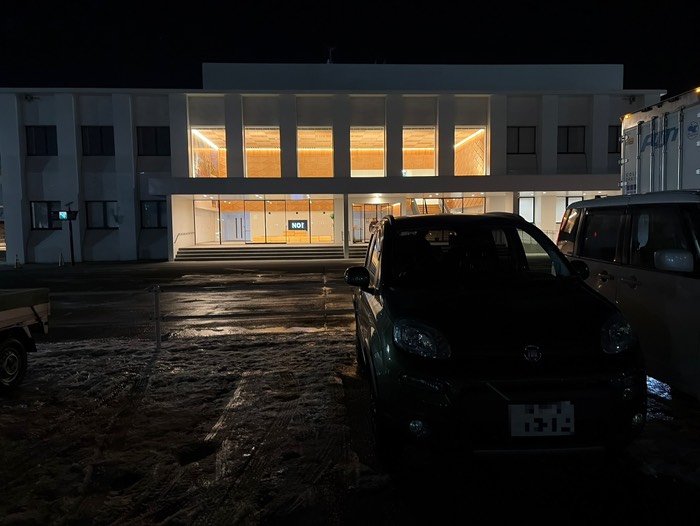 八戸港フェリーターミナル到着