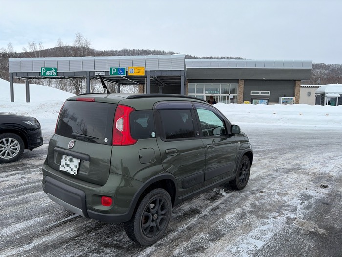 比布大雪パーキング