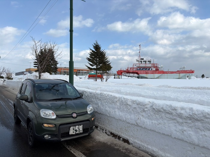 初代ガリンコ号と