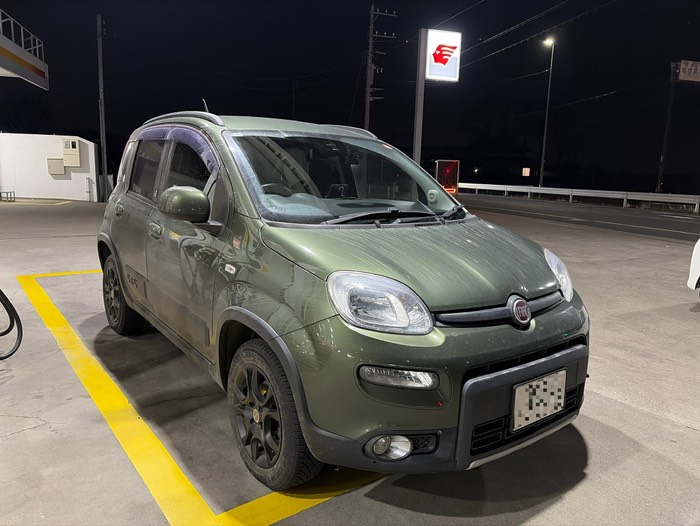 給油完了！洗車します！