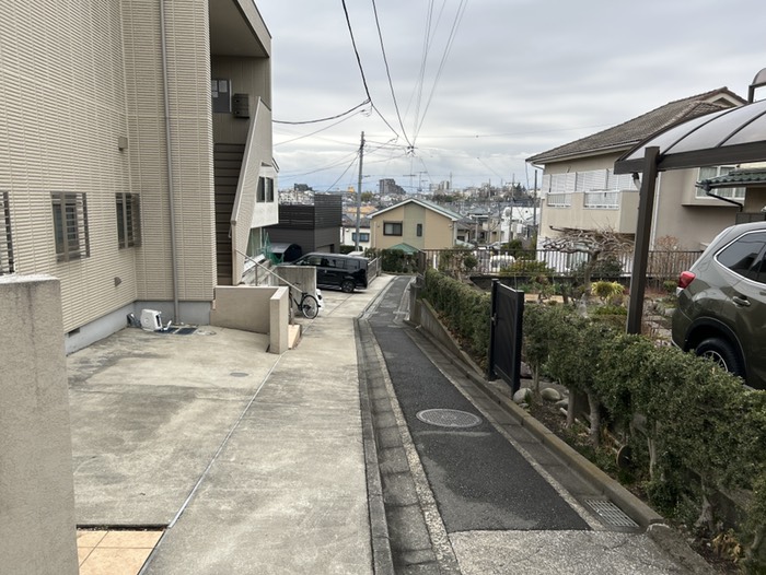 大山と富士山　境川