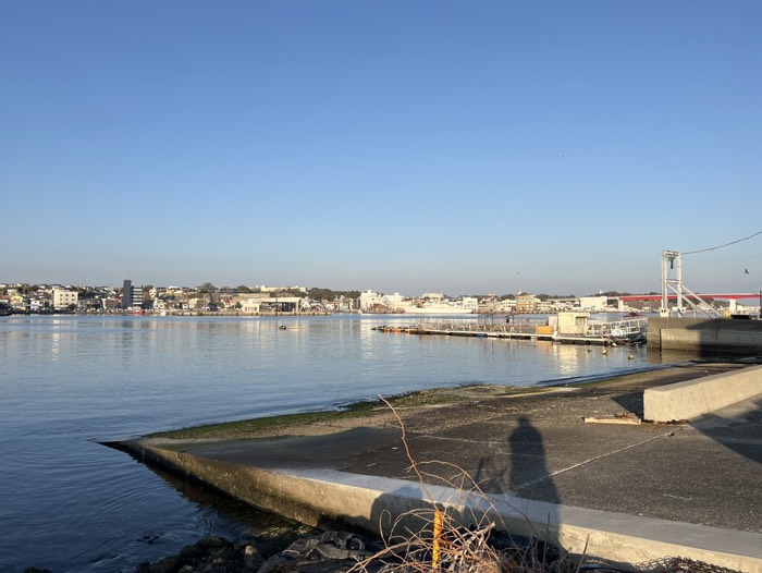 城ヶ島から眺める三崎港