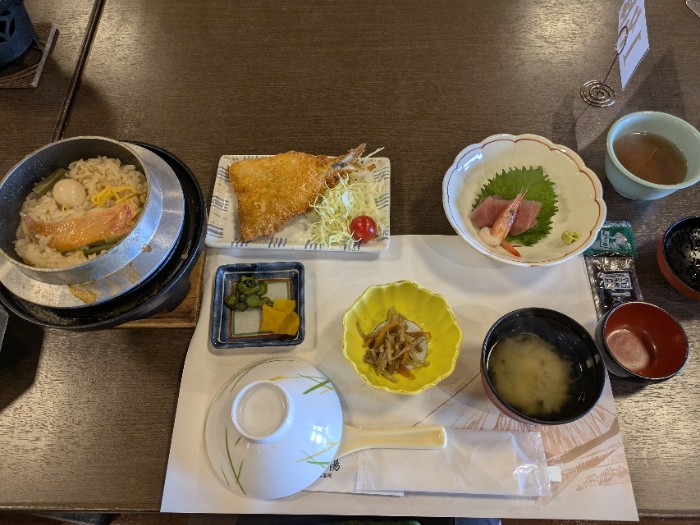 金目鯛釜飯御膳