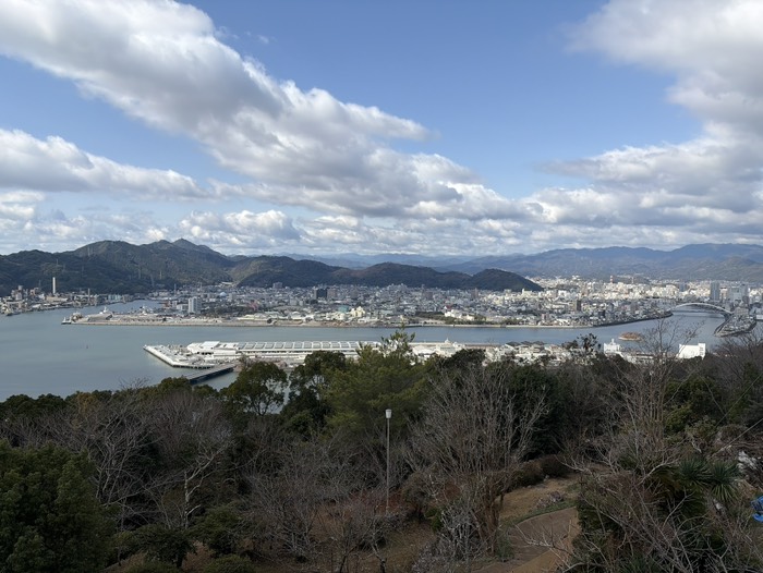 今夜はここで夜景を撮る