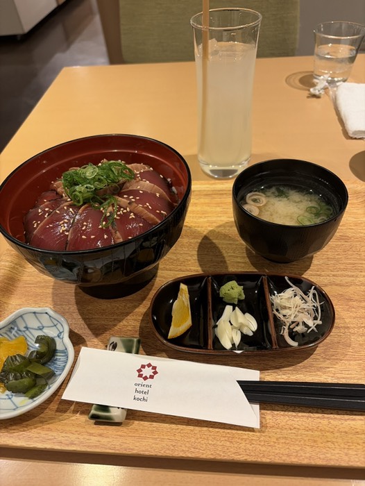 カツオの漬け丼
