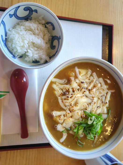 カレーうどん炙りチーズ