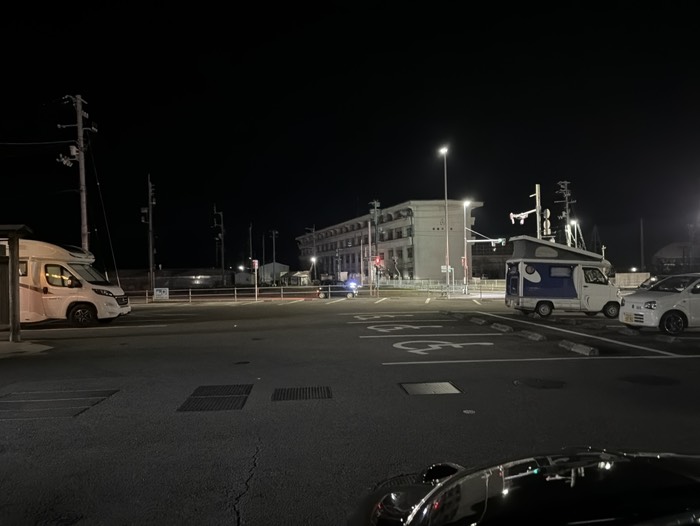 今日の宿泊場所(昨日と同じ)