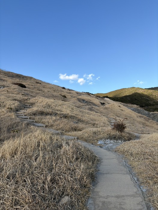 ここを下ってきた