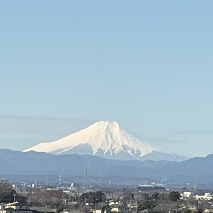 富士山白い