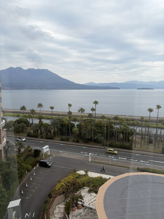 桜島が見える！